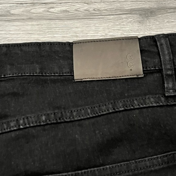 Good Counsel Men’s Plus Size 48WX34 Distressed Thurmond Taper Jeans Black - Picture 8 of 9